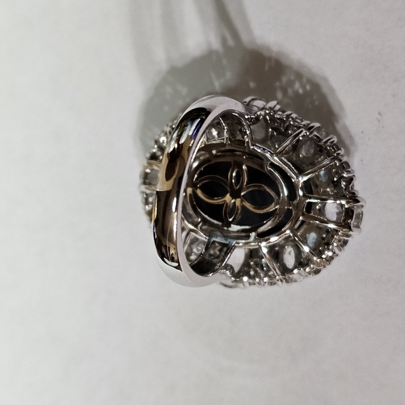 Carol Brodie Rarities Collection Opal, Zircon, and Blue Topaz Ring 925 Sz 7! - Picture 7 of 8